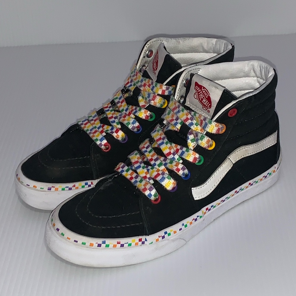 Vans Sk8-Hi Rainbow Sneakers | Size 4.5 Big Girl